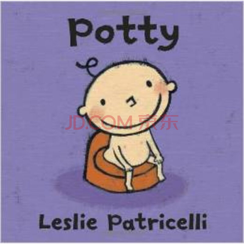 英文原版 potty 培养宝宝行为习惯 leslie patricelli绘本