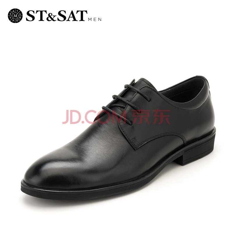 ÐÇÆÚÁùÄÐЬ£¨ST&SAT£©18ÄêпîÍ·²ãţƤÇá±ãÍ¸ÆøÉÌÎñÕýװƤЬÉϰàЬ»éЬÄÐSS83125570 ºÚÉ«1 42