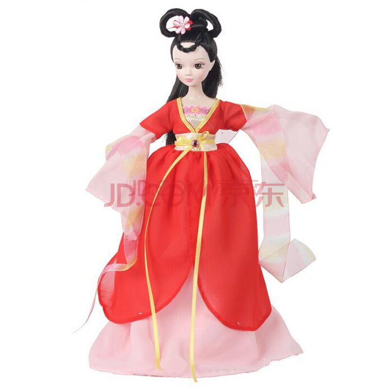 可儿娃娃关节体+支架七仙女贺寿古装衣服古代洋娃娃图片