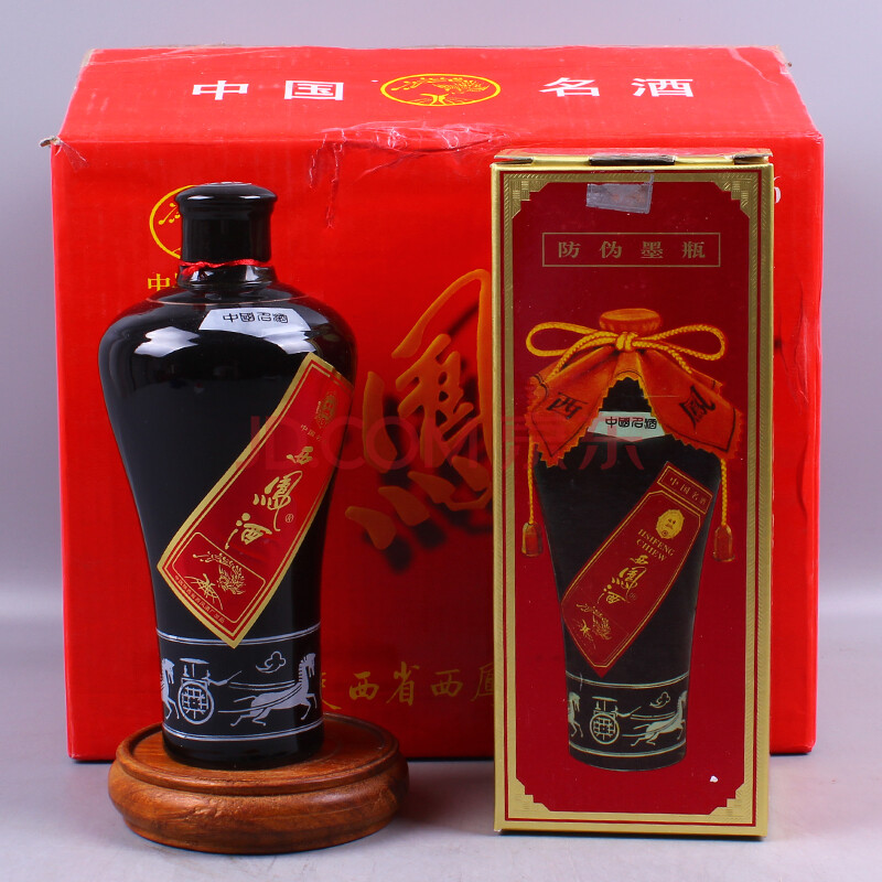 西凤酒(墨瓶 原件) 1999年 55度 500ml 1箱6瓶 【32】(名酒 老酒)