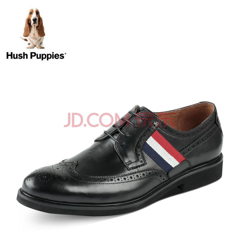 Hush Puppies/Ͼ²½Ê¿2018´º×¨¹ñͬ¿îţƤµñ»¨ÉÌÎñÕý×°ÄÐÆ¤Ð¬B1B09AM8 ºÚÉ« 41