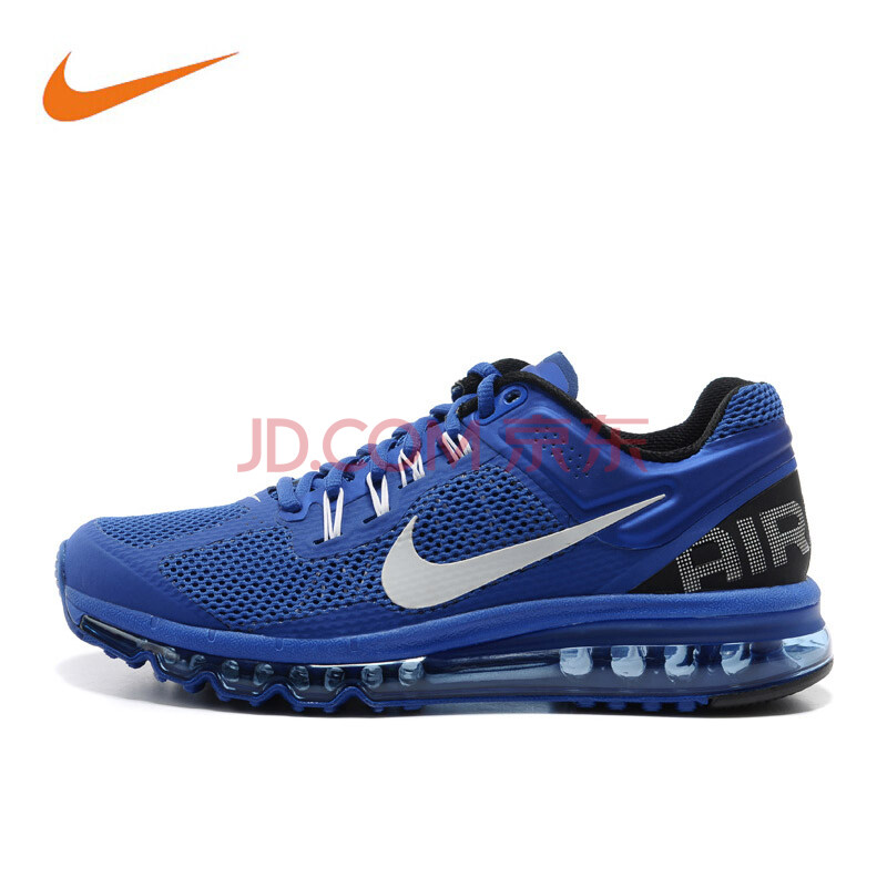 nike耐克2014男鞋运动鞋全掌气垫air max休闲跑步鞋554886-411 宝蓝