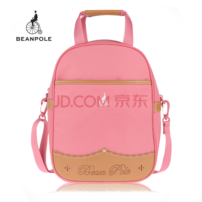 beanpole 15年新款儿童斜挎包 男童女童拎包 学生双肩背包 包邮 粉红图片