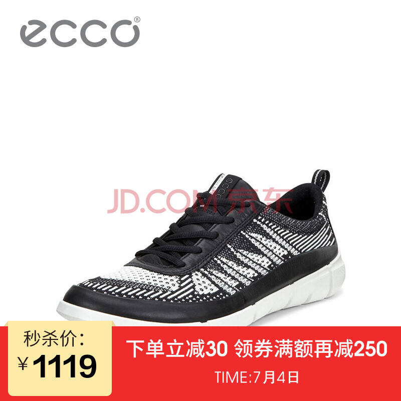 ECCO°®²½ ÕëÖ¯ÍøÃæÍ¸ÆøÄÐЬ ʱÉÐÊæÊÊϵ´øÔ˶¯»§ÍâЬ Ó¯ËÙ1ϵÁÐ860004 ºÚÉ«/°×É«86000450669 41