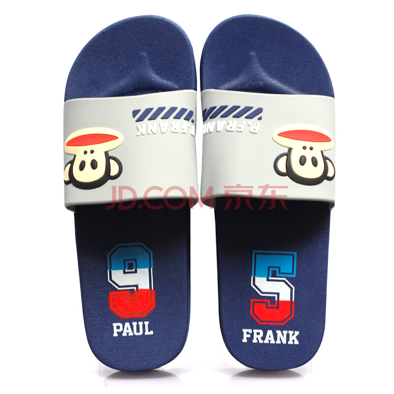 ´ó×ìºïPaul Frank Çé¿î¼Ò¾ÓÔ¡ÊÒÍÏЬ Çá±ã¼òÔ¼ÐÝÏÐÍÏЬɳ̲ϴÔèÁ¹ÍÏЬÄпî ÉîÀ¶43 PF-73622