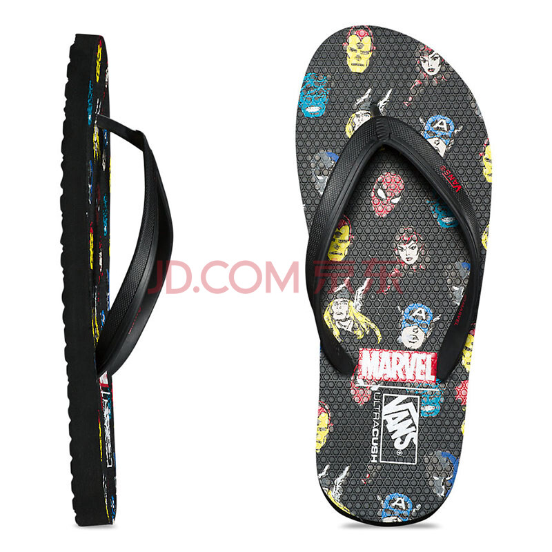 È«Çò¹º VANS·¶Ë¹xMarvelÂþÍþÍÏЬÄÐЬ¼ÐÖºÈË×ÖÍÏMTLU1X¸´³ðÕßÁªÃË Marvel Heads Multi Black 8.0 Men