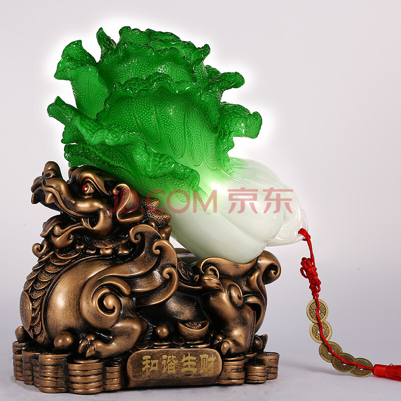 上善若水 树脂白菜摆件 0831 大号和谐生财
