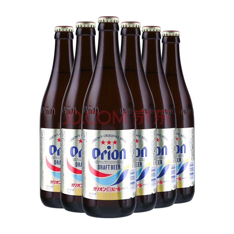 【日本啤酒】原装进口 奥利恩orion冲绳生啤酒5度 瓶装500ml 6只装