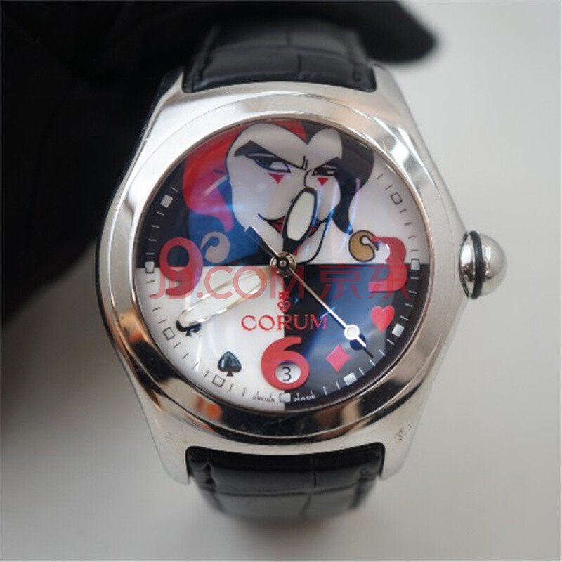 9新 corum 昆仑泡泡限量王牌jocker精钢机械表