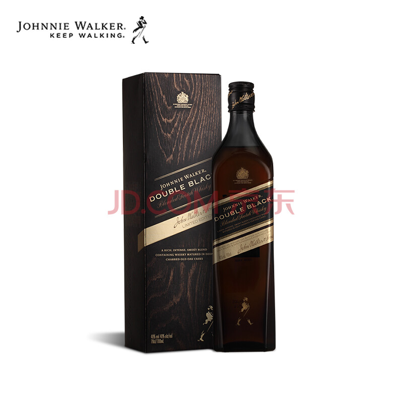 johnniewalker尊尼获加 黑牌醇黑调配苏格兰威士忌700