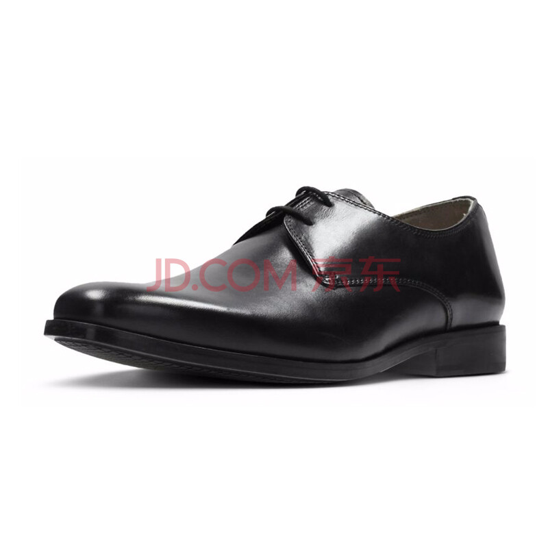 全球購 Clarks其樂2018新款商務正裝皮鞋德比鞋男鞋Amieson Walk Black Leather 42.5