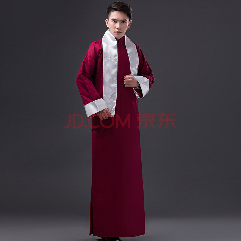 中式复古长衫古装演出服民国青年男士先生图片