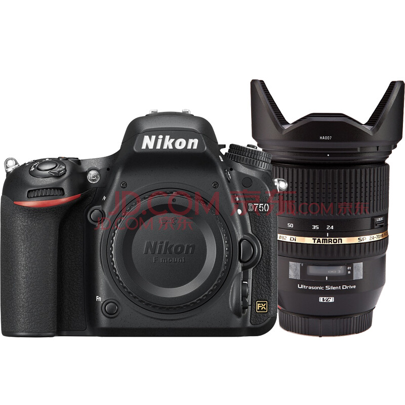 尼康 Nikon\/尼康 D750 单反相机 配腾龙24-70f\/