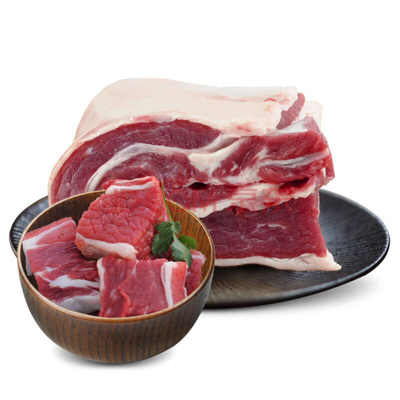 福美优选 冰鲜牛腩2斤 内蒙古清真新鲜生鲜牛肉