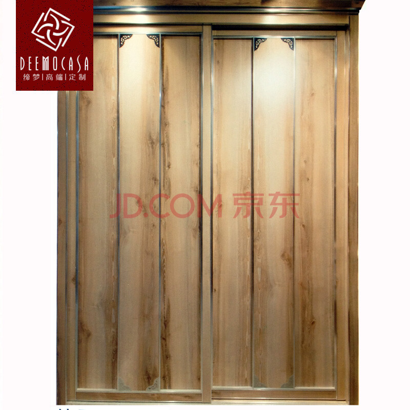 缔梦(deemo)高端衣帽间衣柜钛合金移门 豪华巴洛克艺术 定制 【自助