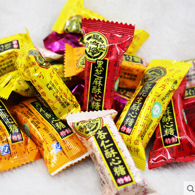 徐福记糖果散装玉米软糖 玉米软糖500g婚庆回礼 酥心糖500g混合装