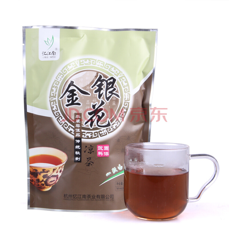 忆江南茶叶金银花凉茶夏日清凉茶饮速溶10g*15包