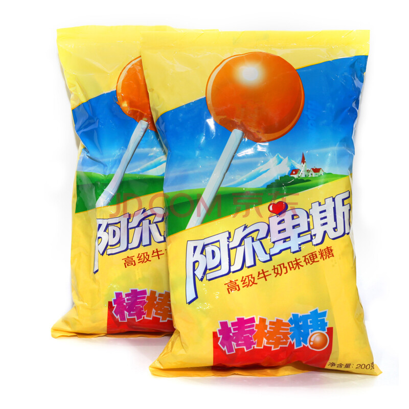 阿尔卑斯(alpenliebe) 阿尔卑斯棒棒糖20支/袋 混合口味糖果零食儿童