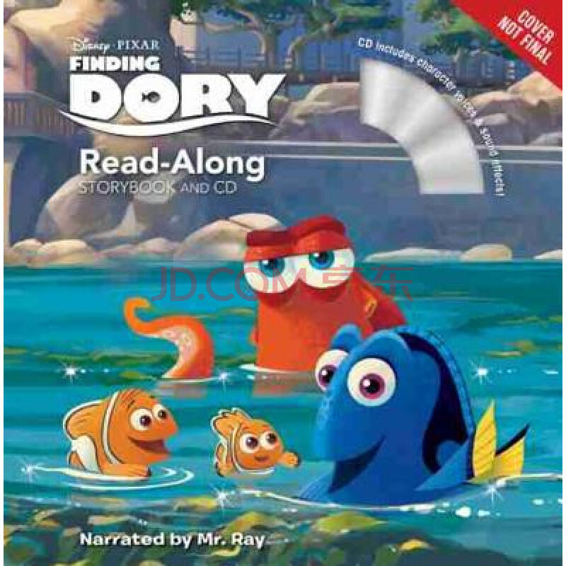 海底总动员2 英文原版书 cd 儿童有声读物 finding dory