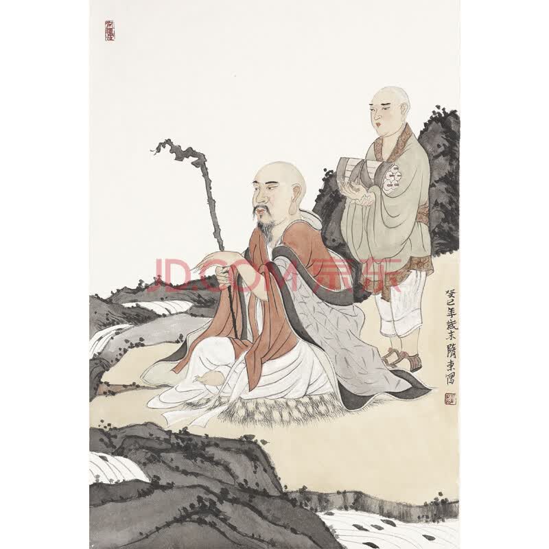 隋东《罗汉》南京艺术学院中国画人物专业,获硕士学位
