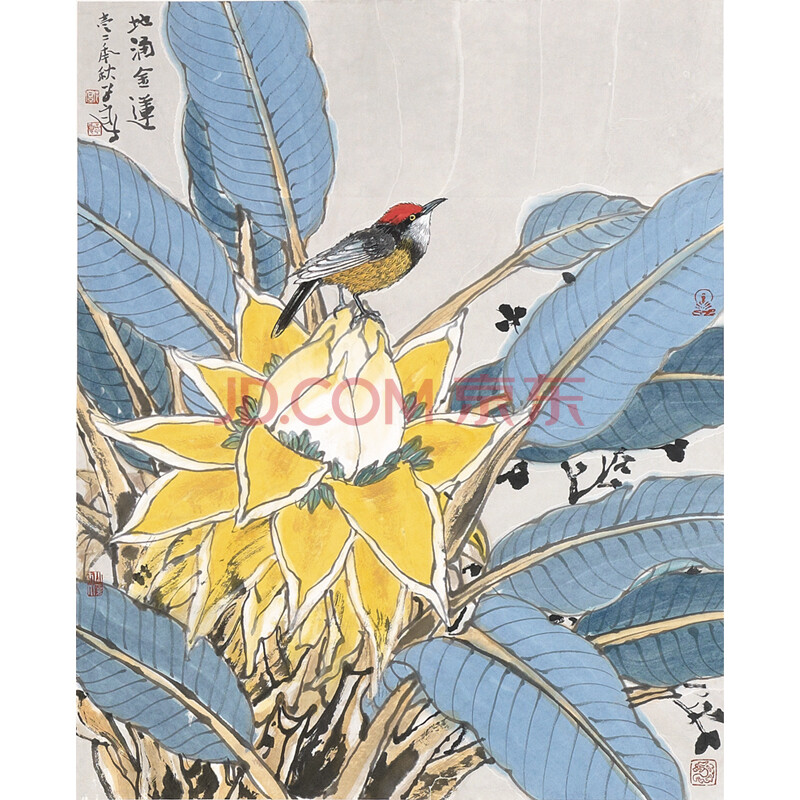 郭子良 《地涌金莲》 60*48