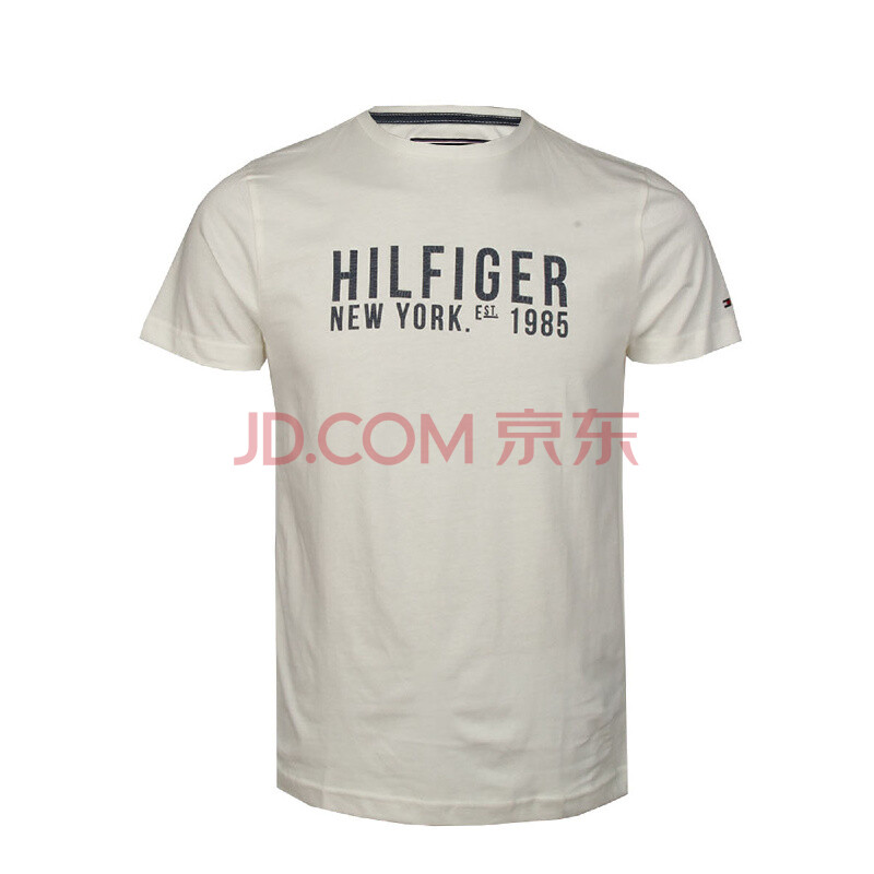 tommy hilfiger 汤米·希尔费格 男士字母印花纯棉t恤