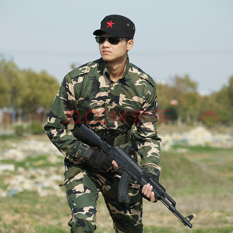 盾郎户外军装迷彩服套装军迷服饰男作训服特种兵作战服耐磨工作服防刮