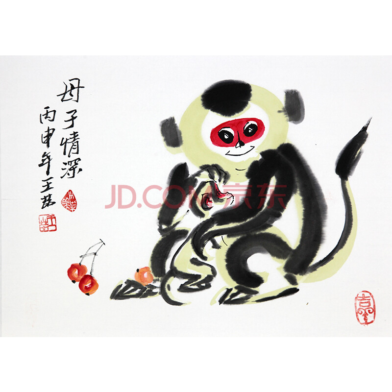 "美猴王"王喆《母子情深》国家博物院专职画家