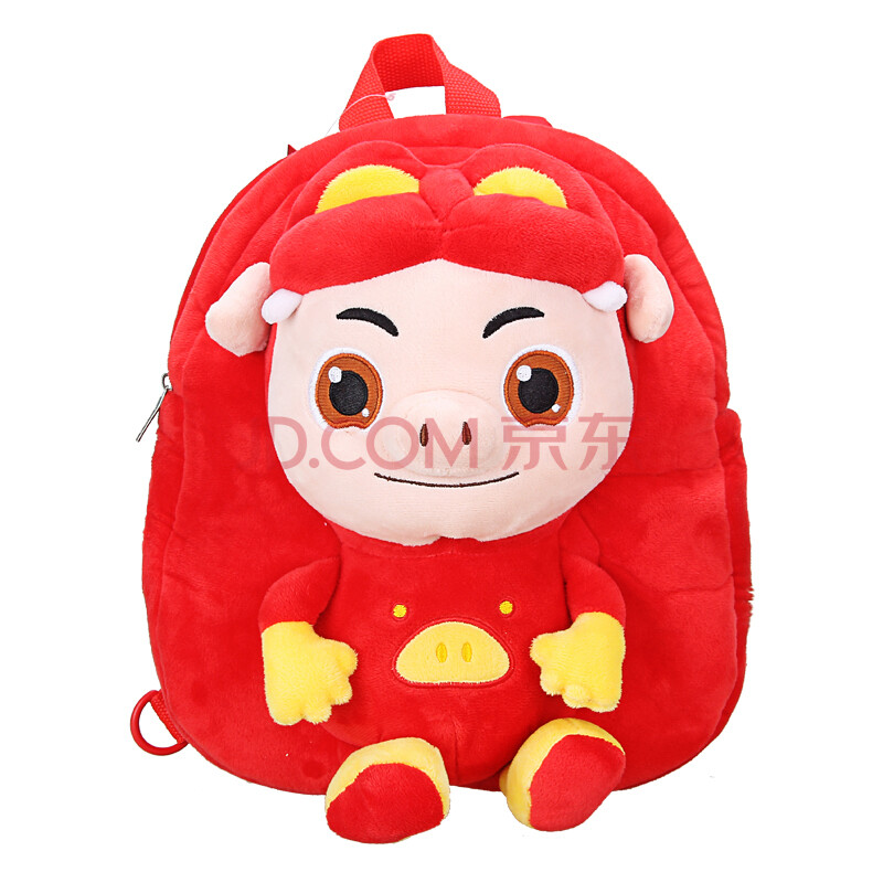 猪猪侠 毛绒公仔背包学龄前儿童书包 菲菲公主超人强小呆呆公仔玩偶4