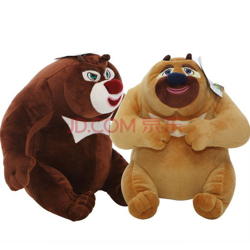 多多堡 坐姿熊大熊二 熊二坐姿 21cm