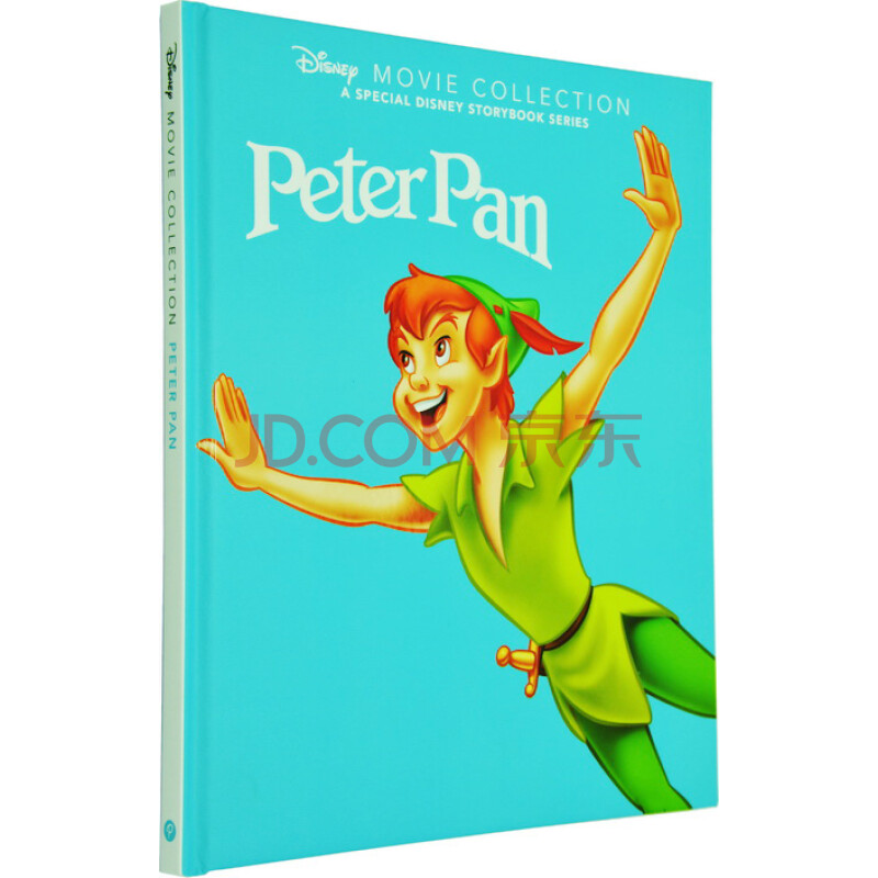 英文动画原版 disney peter pan 迪士尼 小飞侠彼得潘 72页大本精装