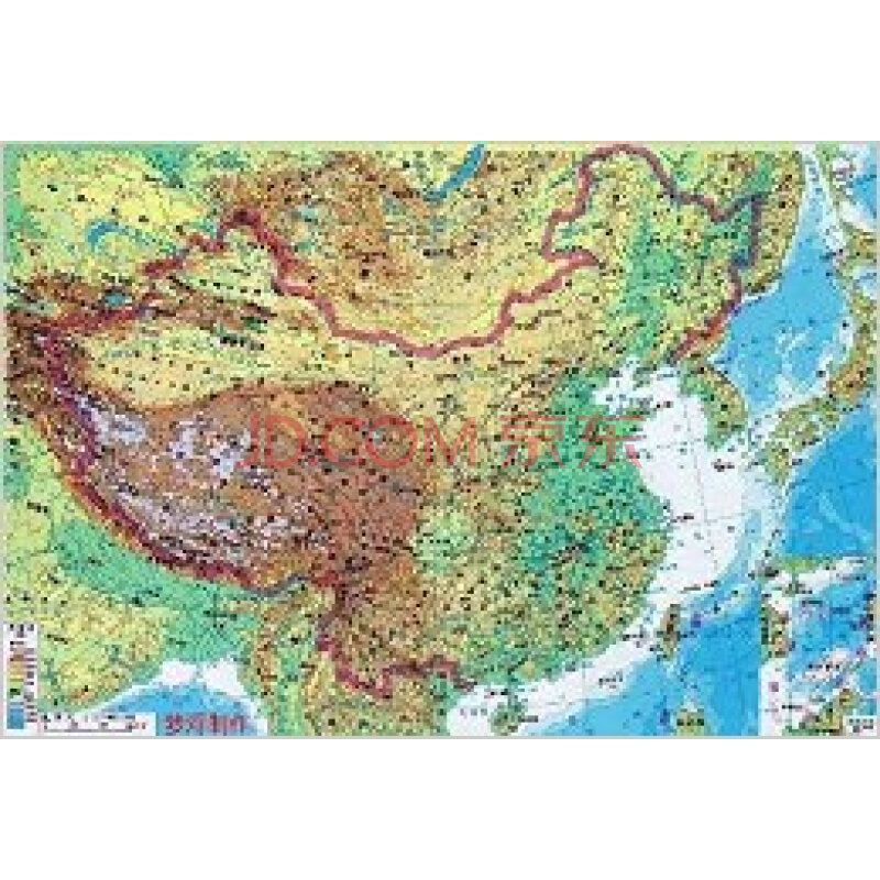 中国地形/中国地图出版社