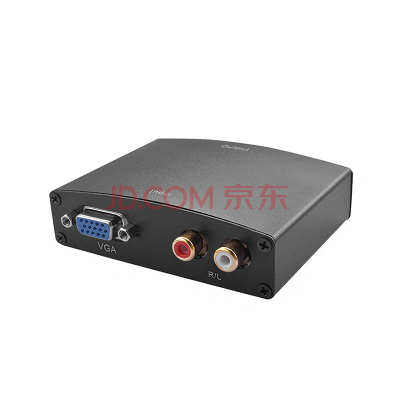 机白金切换器 vga转hdmi转换器带音频 高清电脑接电视