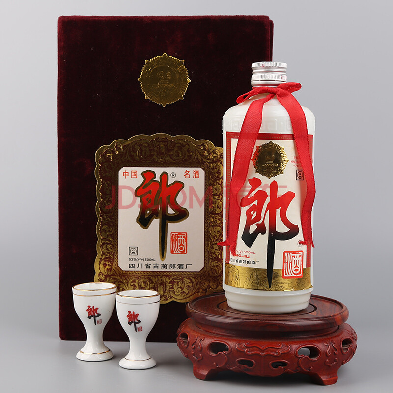 【中国名酒】1996年 酱香 绒布礼盒 郎酒 1瓶 53度 500ml