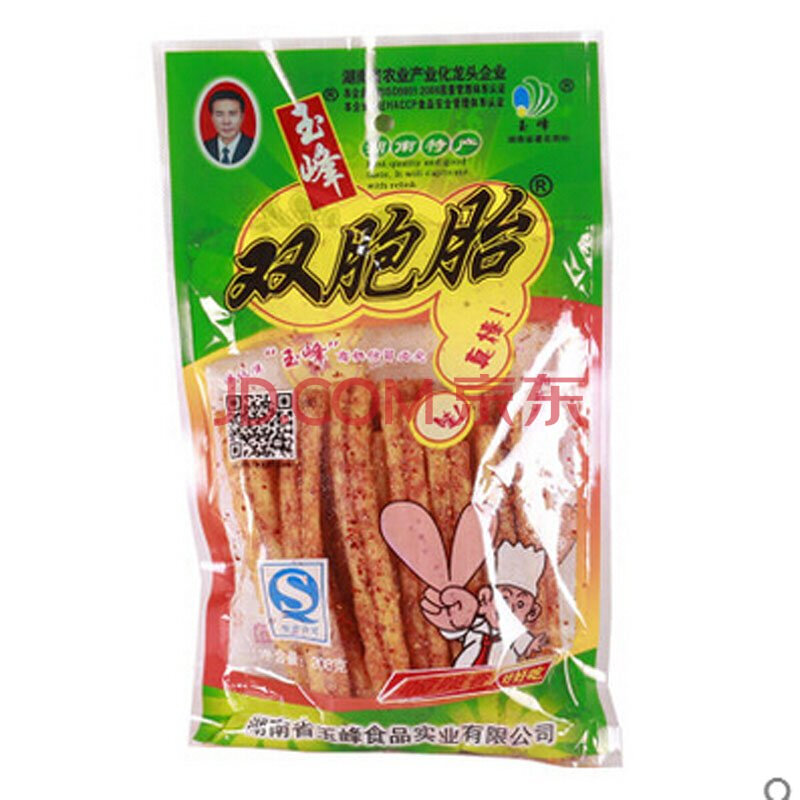 玉峰辣条玉峰食品双胞胎辣条208g*3包湖南特产大面筋