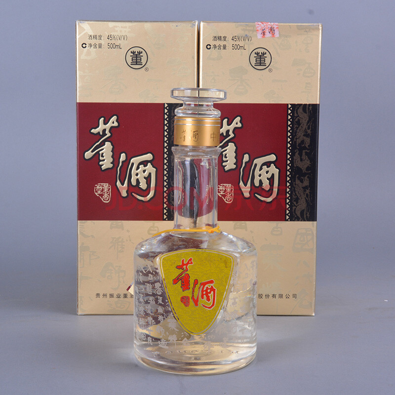 董酒(水晶头) 2003年 45度 500ml 2瓶