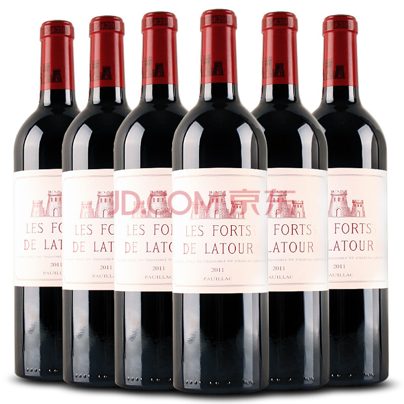 【6瓶】2011年 拉图庄园副牌干红葡萄酒 les forts de latour