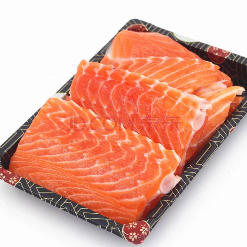 鮮有匯聚 新鮮進口三文魚排500克 魚骨 燒烤 燉湯