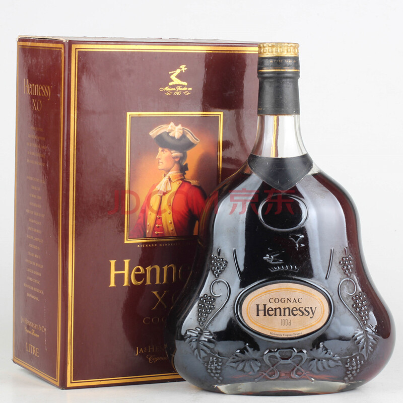 90年代 2斤装 轩尼诗xo 40度 1000ml