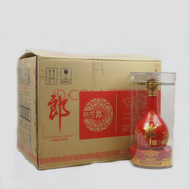 红花郎(15年陈酿)2012年 53度 500ml 一箱(6瓶) 益丰