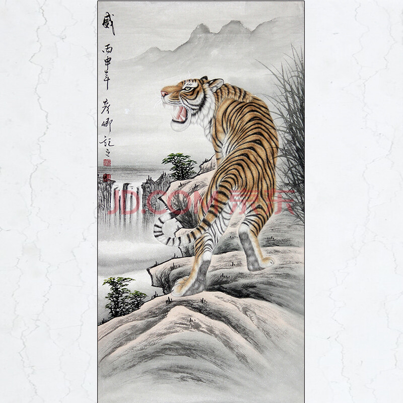 中国"画虎人 肖彦卿 《威》