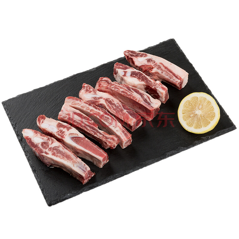 天谱乐食 西班牙进口猪腩排段 500g/袋 伊比利亚黑猪