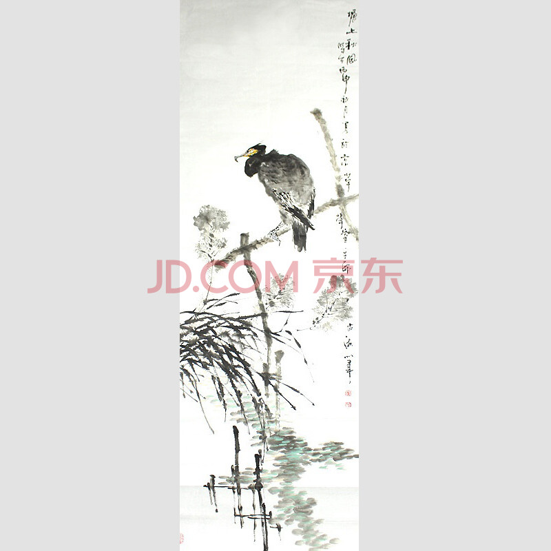 著名花鸟画家王占海精品书画 【塘上秋风】