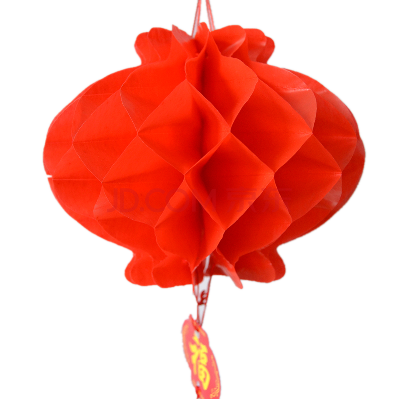 居梦坞装饰用品大塑纸红灯笼喜庆拉花店铺布置挂件三八节女王节装饰