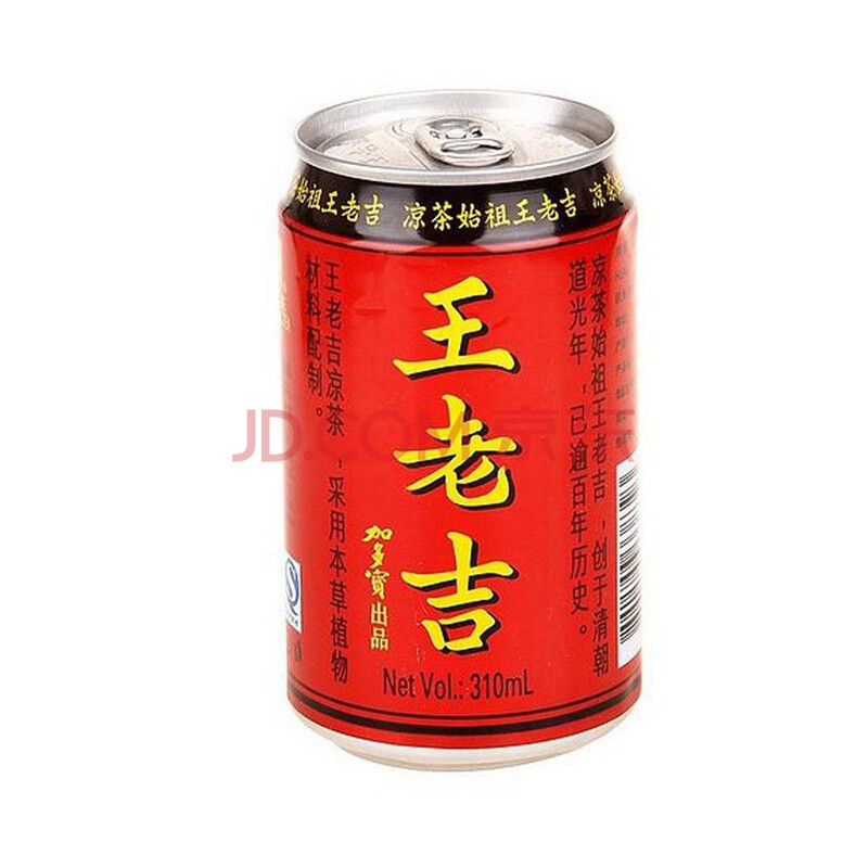 [京东快点] 王老吉凉茶植物饮料罐装310ml 茶饮料