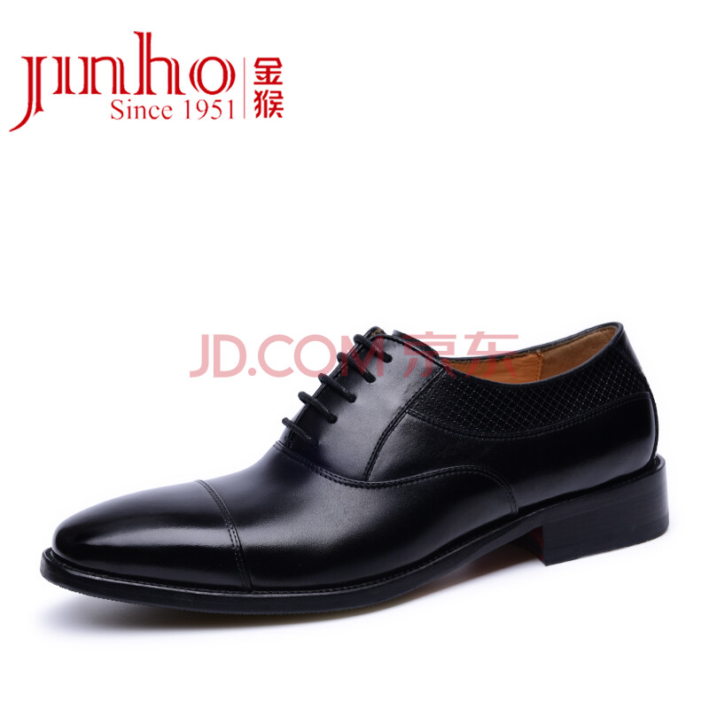 ½ðºï£¨JINHOU£©Ë½È˶¨ÖÆ»éЬ·½Í·´òÀ¯Èý½ÓÍ·°ëƤµ×ÉÌÎñÕýװƤЬ D21Z218 ºÚÉ« 37Âë-47Âë