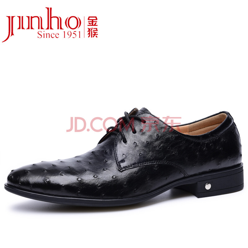 ½ðºï£¨JINHOU£©Ë½È˶©ÖÆ»éЬӢÂ×ÉÌÎñÕýװƤЬϵ´øÍÒÄñƤÑç»á¶©×öÄÐЬ D21H207 ºÚÉ« 37Âë-47Âë