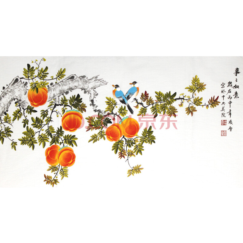 工笔画家 凌雪《事事如意》