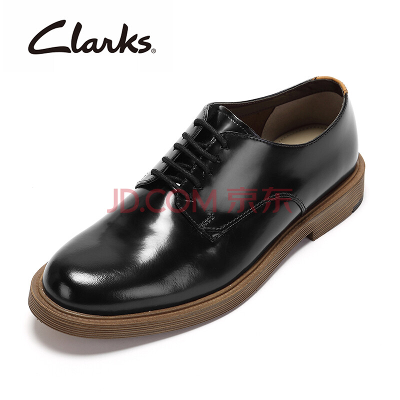 ClarksÕý×°ÄÐЬFeren LaceÁÁÃæÉÌÎñµÂ±ÈЬ ºÚɫƤ¸ï 41.5(uk7.5)