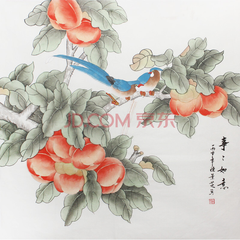 《事事如意》陈景芝 实力派工笔画画家,牡丹阁画院院长,山东美术家